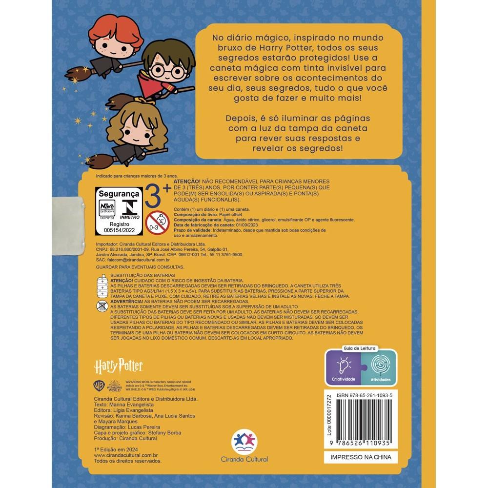 Kit Harry Potter - Diário Mágico E Livro De Colorir