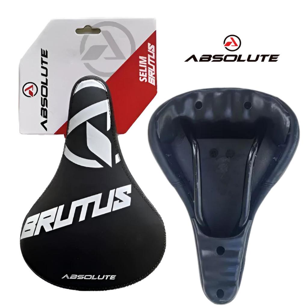 Selim Absolute Brutus Tipo Ddk 243 Banco De Bike Bicicleta Preto Grau Wheeling Bmx Confortável