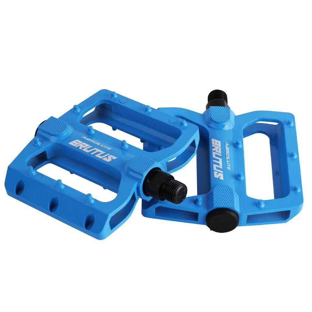Pedal Plataforma Aluminio Absolute Brutus Bike Mtb Dh Freeride Style Enduro 9/16 Cores