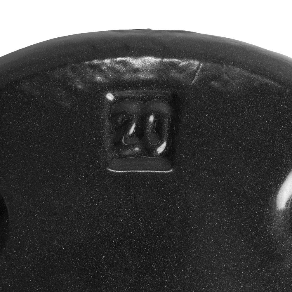 Anilha Emborrachada 20kg Ferro Fundido Pvc S27 Preto Acte
