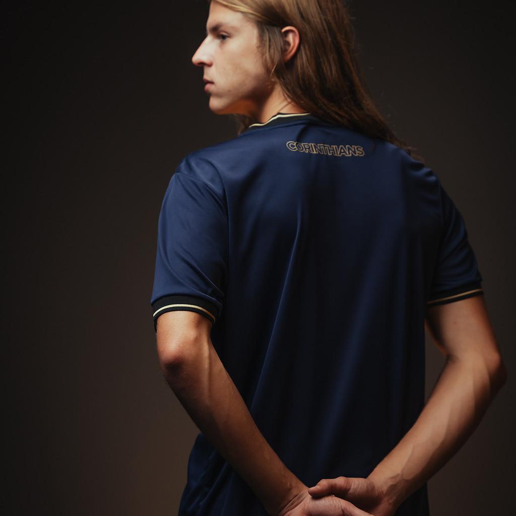 Camisa Corinthians Roxa Dourada Torcedor Masculina Oficial