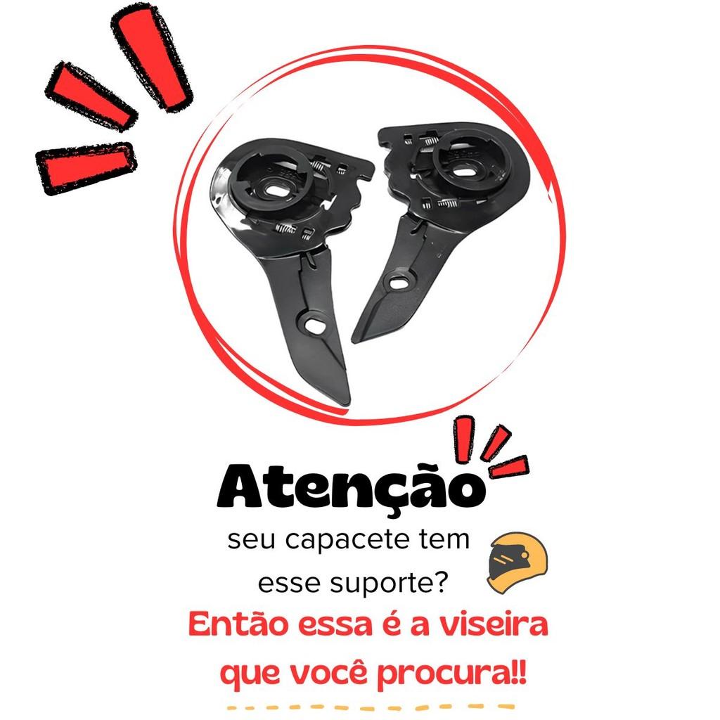 Kit Viseiras Antirrisco + Reparos P/Capacete Fw3 Gt Gt2 Gt3 Gt4 Gt5 Gtn