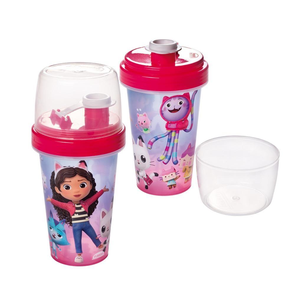 Mini Shakeira Casa Magica Da Gabby 320 Ml Garrafa Plasútil