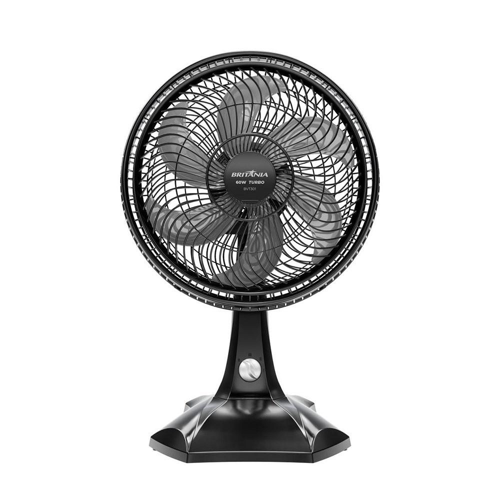 Ventilador De Mesa Britânia 30cm Bvt301 60W Preto
