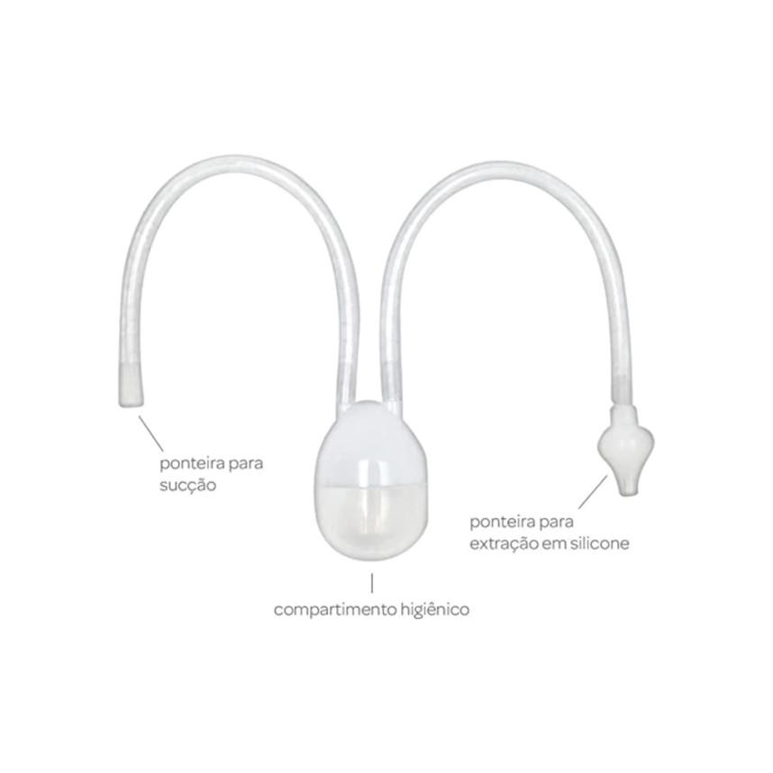 Kit Aspirador Nasal Infantil Com Seringa