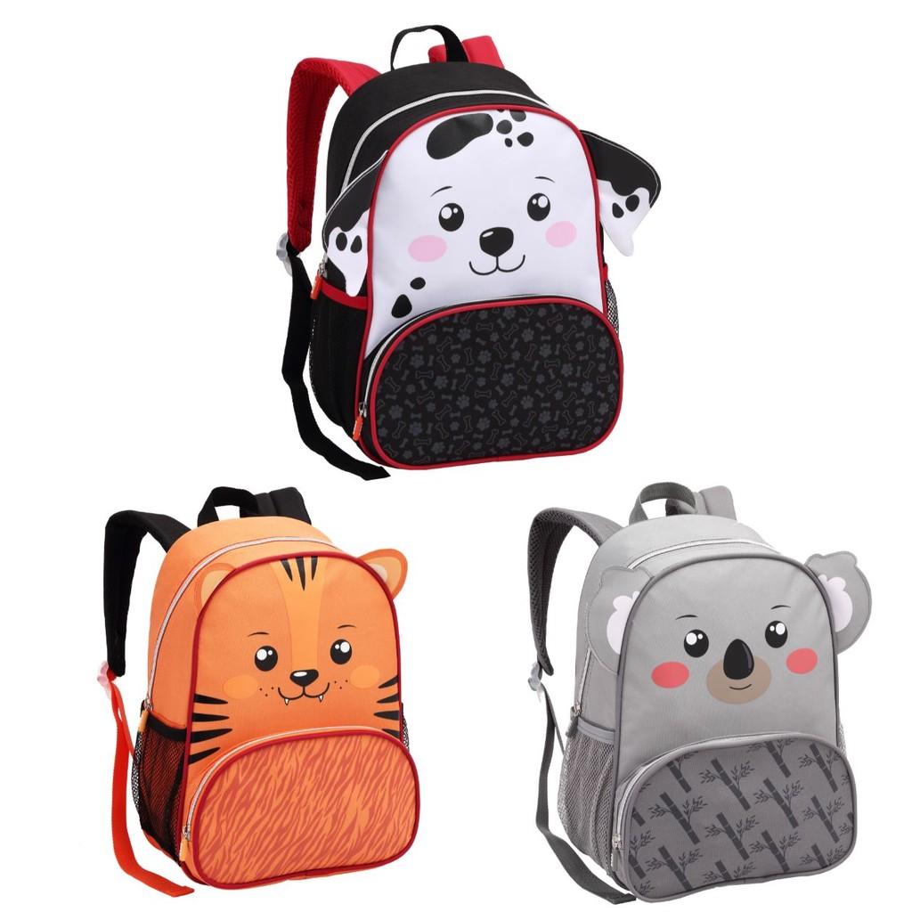 Mochila Infantil Costas Escolar Maternal Passeio Creche 13 Bichinhos