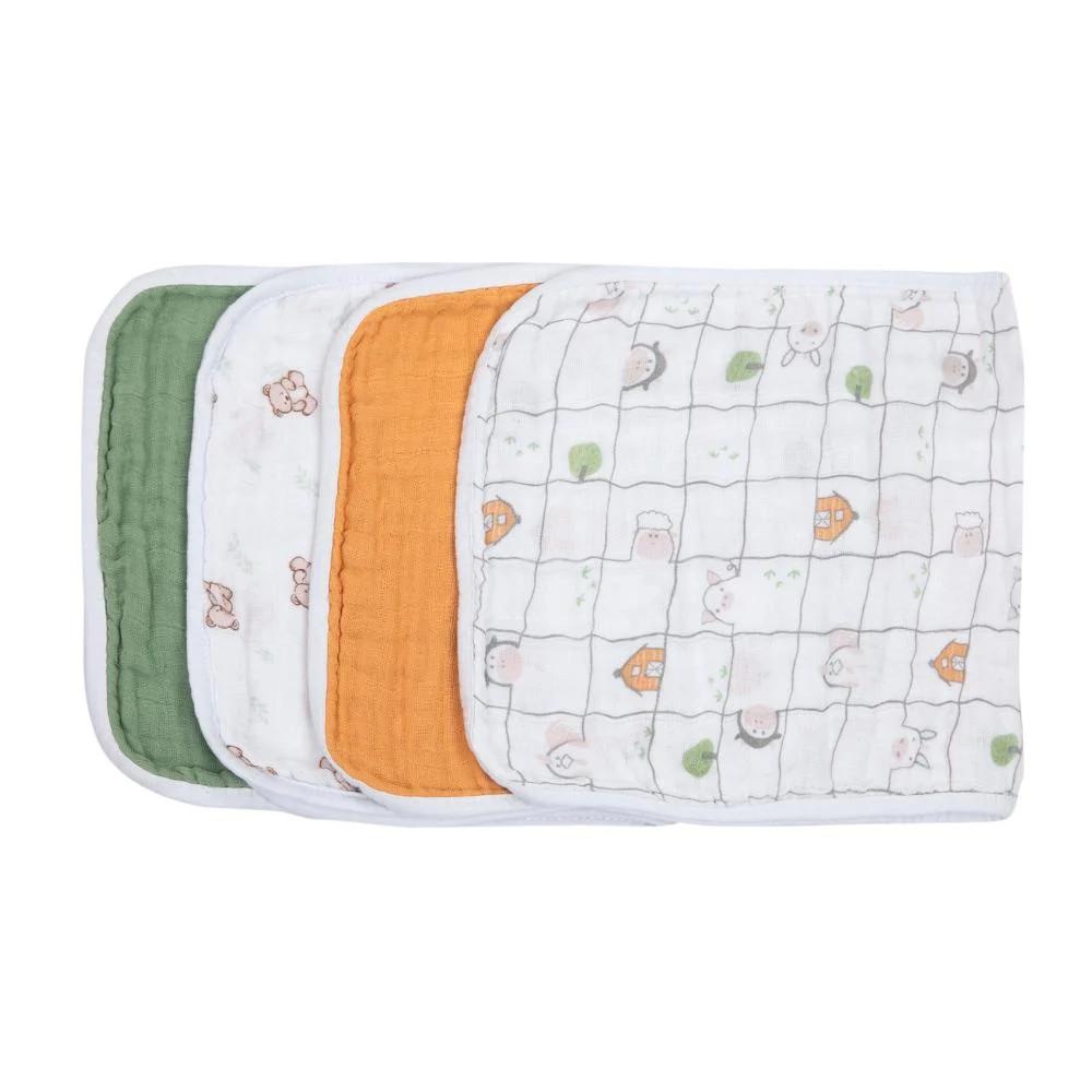 Paninho De Ombro Soft Premium Papi Baby 4 Peças 50cm X 22cm