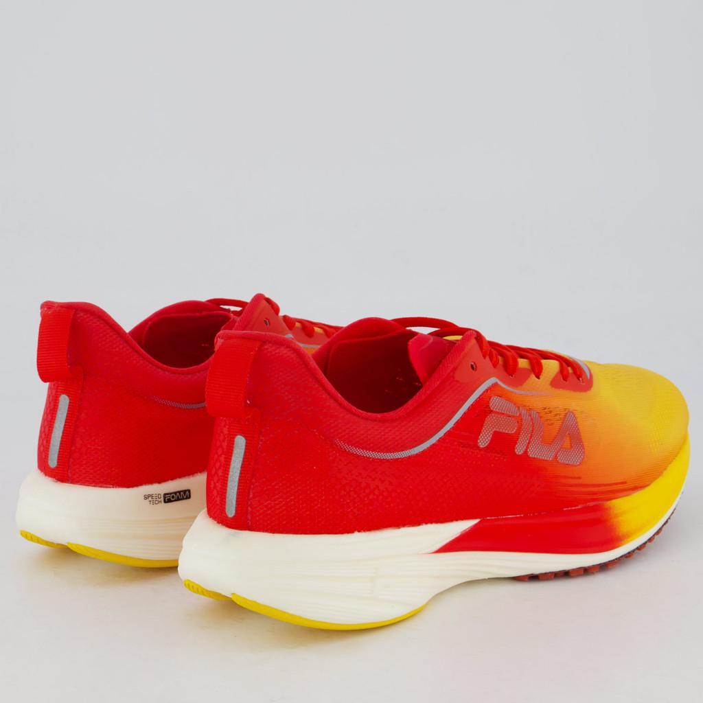 Tênis Fila KR6 Frame Vermelho E Amarelo