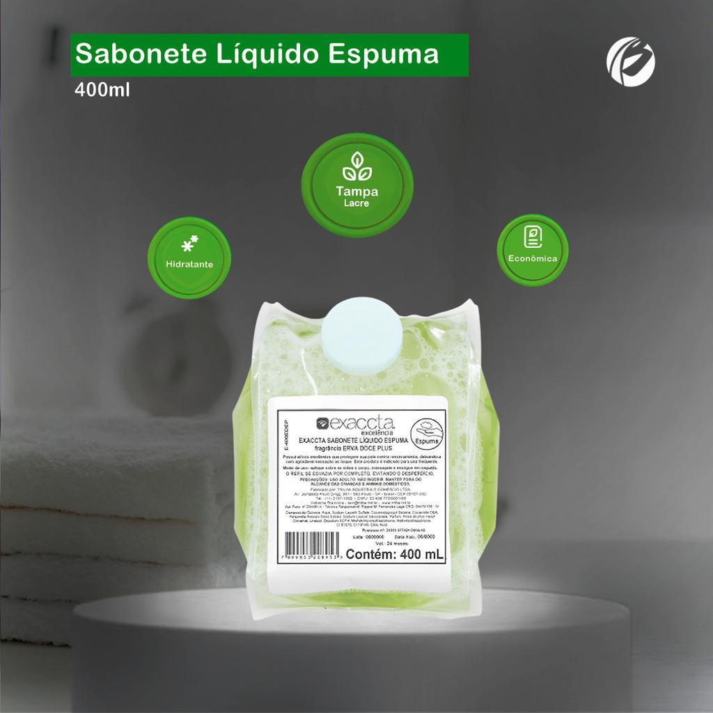 Sabonete Espuma Refil Erva Doce 400ml Exaccta PLUS Trilha