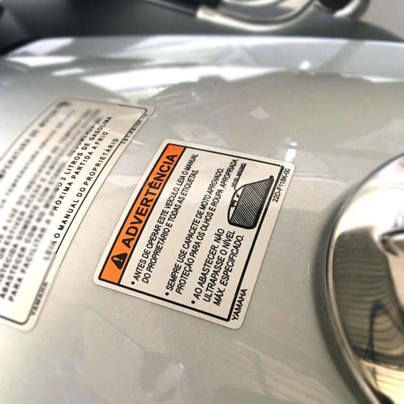 Adesivos Tenere 250 2013 Moto Yamaha E Faixa Rosa Dos Ventos