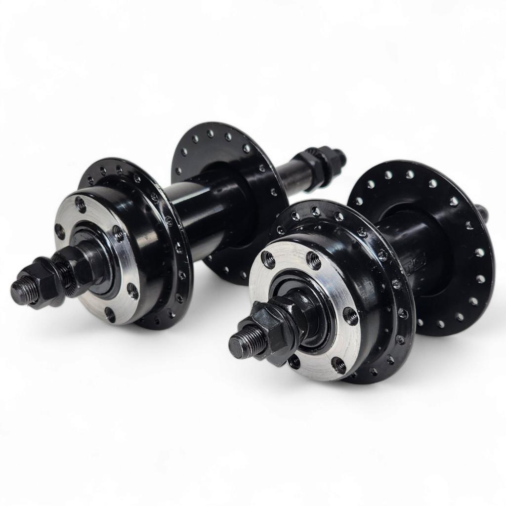 Par Cubo Aço Freio Disco Roda Livre Gts Eixo Porca 36 Furos