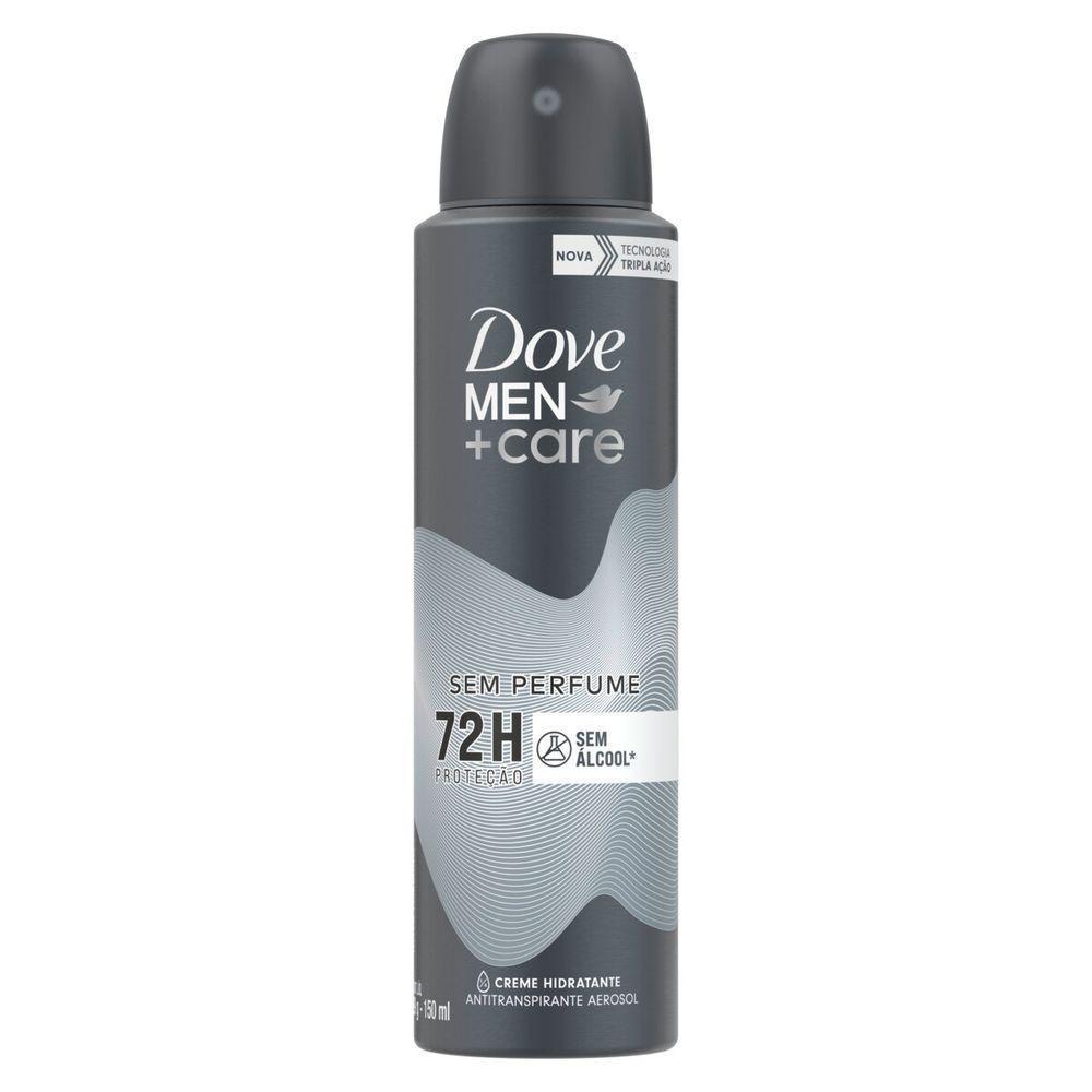 Kit 3 Desodorante Antitranspirante Aerossol Dove Sem Perfume 150ml