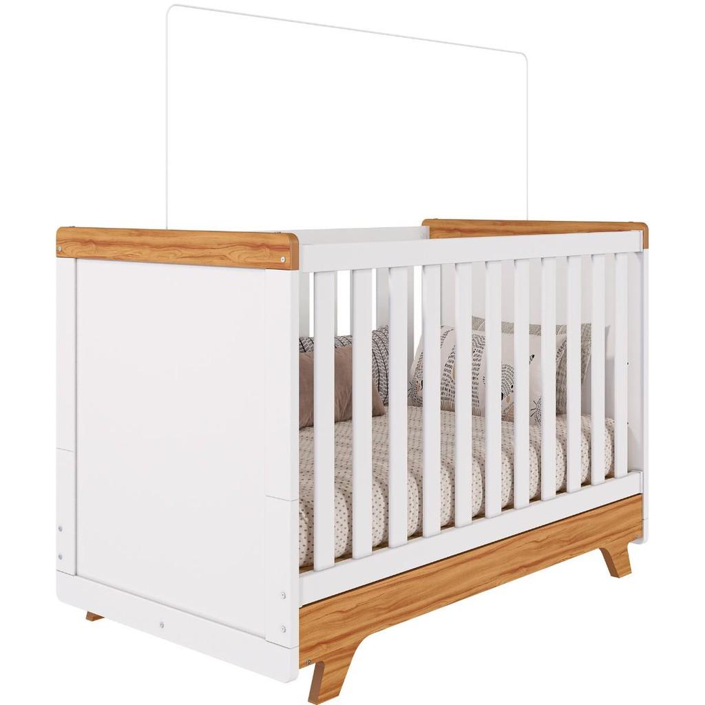 Berço Americano 2 Em 1 Mini Cama Retrô 100 Mdf