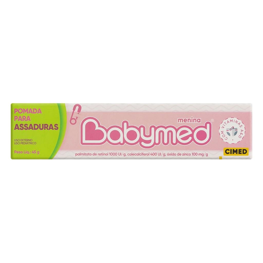 Pomada Para Prevenção De Assaduras Babymed Menina 45g