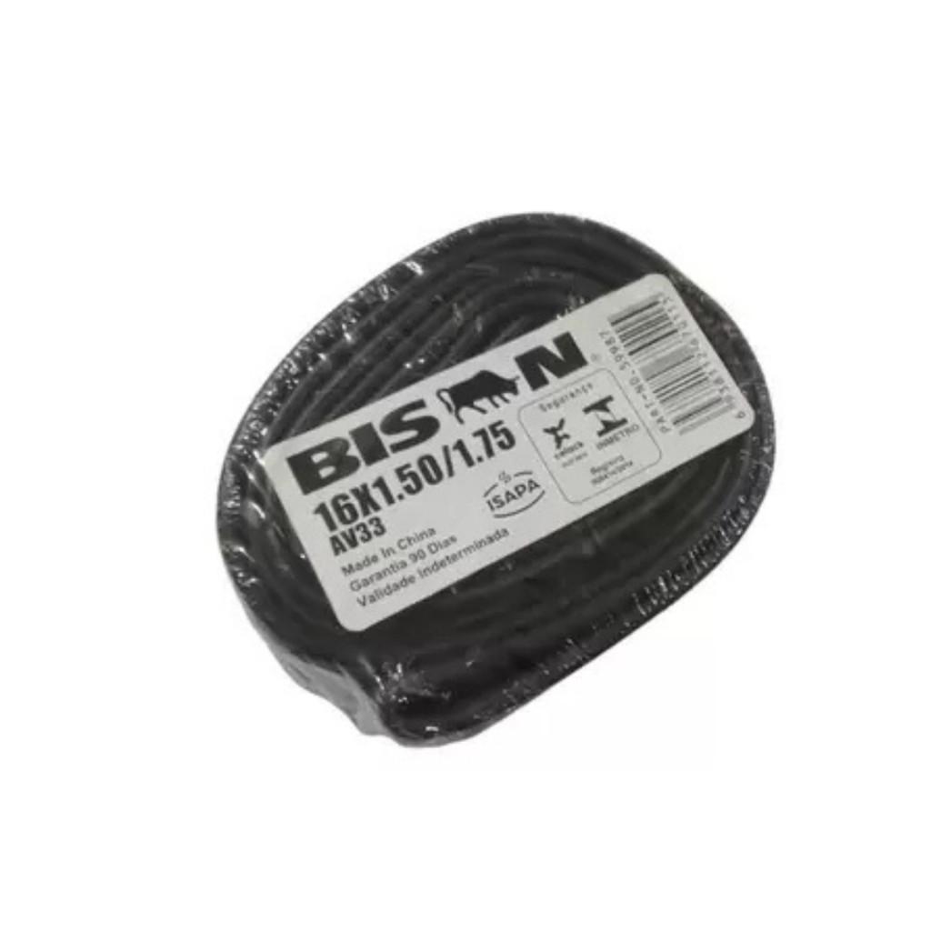 Par Camara 26 X 1.95/2.125 Balão Schrader Bico Grosso A/v 33MM - (2 Unid Bison)