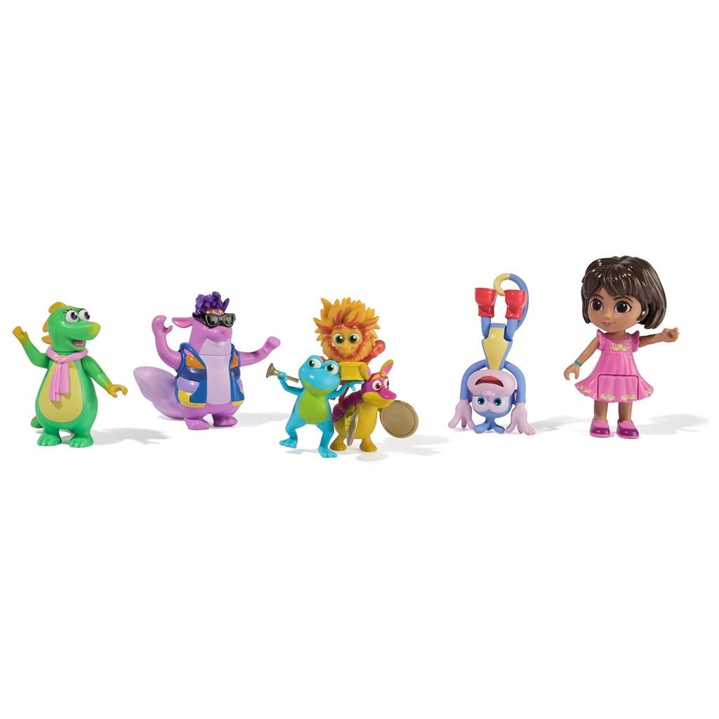 Dora Aventureira - Pack 6 Bonecos Articuladas