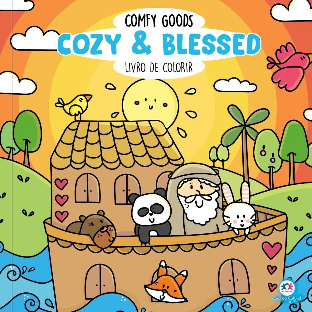 Livro Cozy And Blessed - Livro De Colorir
