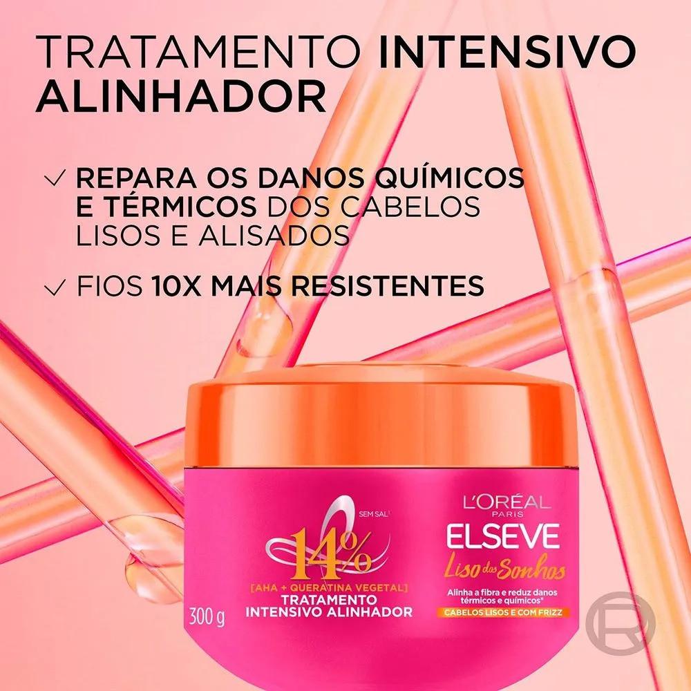 Máscara Elseve Liso Dos Sonhos Intensivo Alinhador 300G