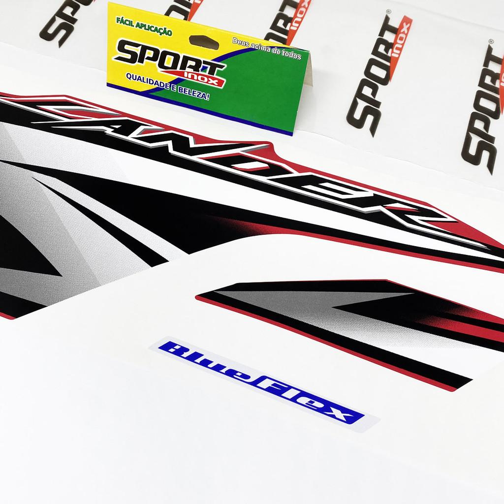 Adesivos Yamaha Lander Xtz 250 2011 Moto Vermelha + Emblemas