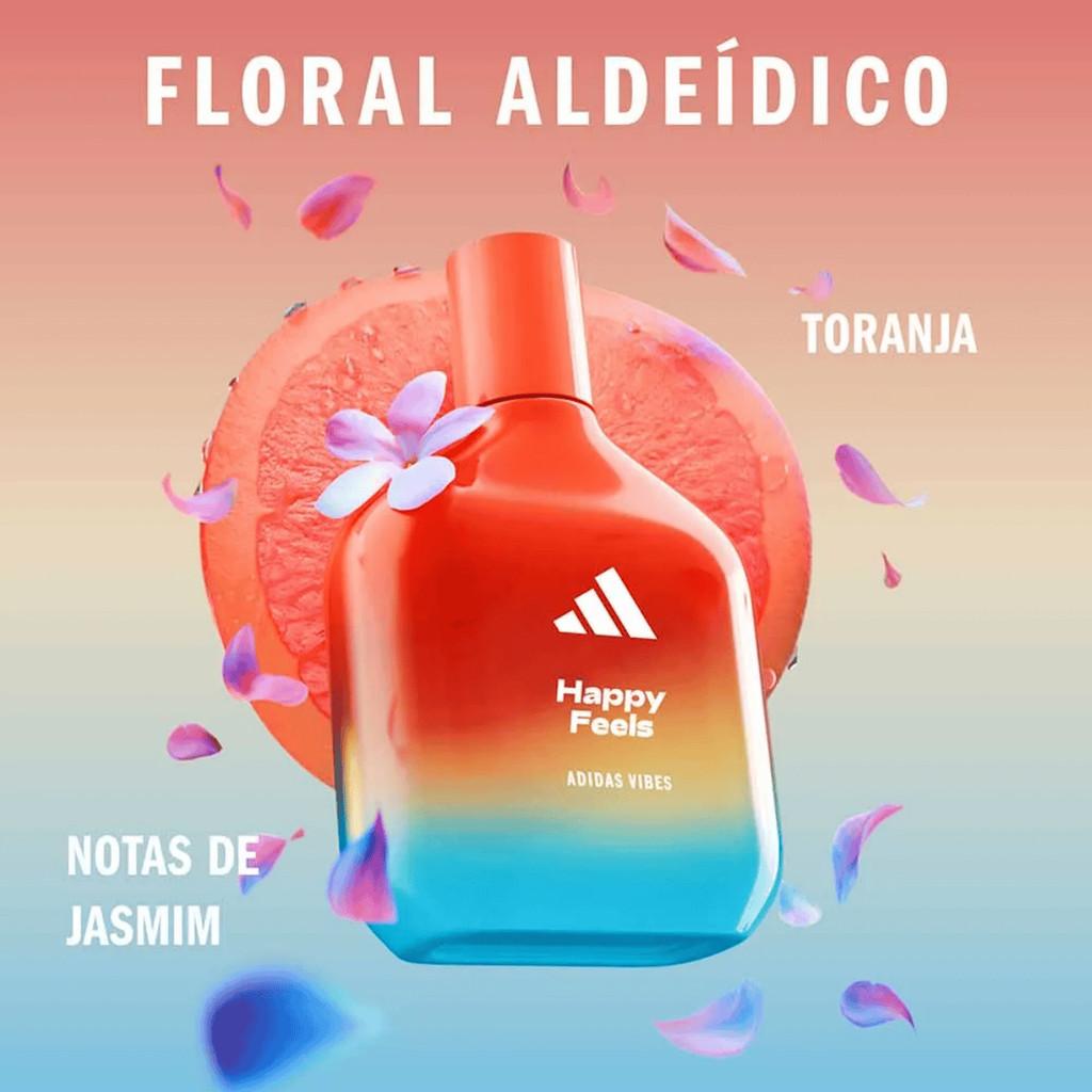 Adidas Vibes Happy Feels Edp - Perfume Unissex 100ml