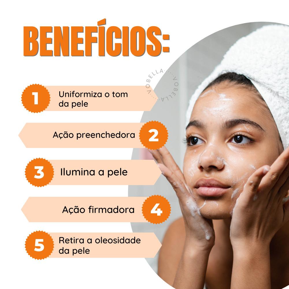 Sabonete Limpeza Facial Clareador Vitamina C Labotrat 280ml