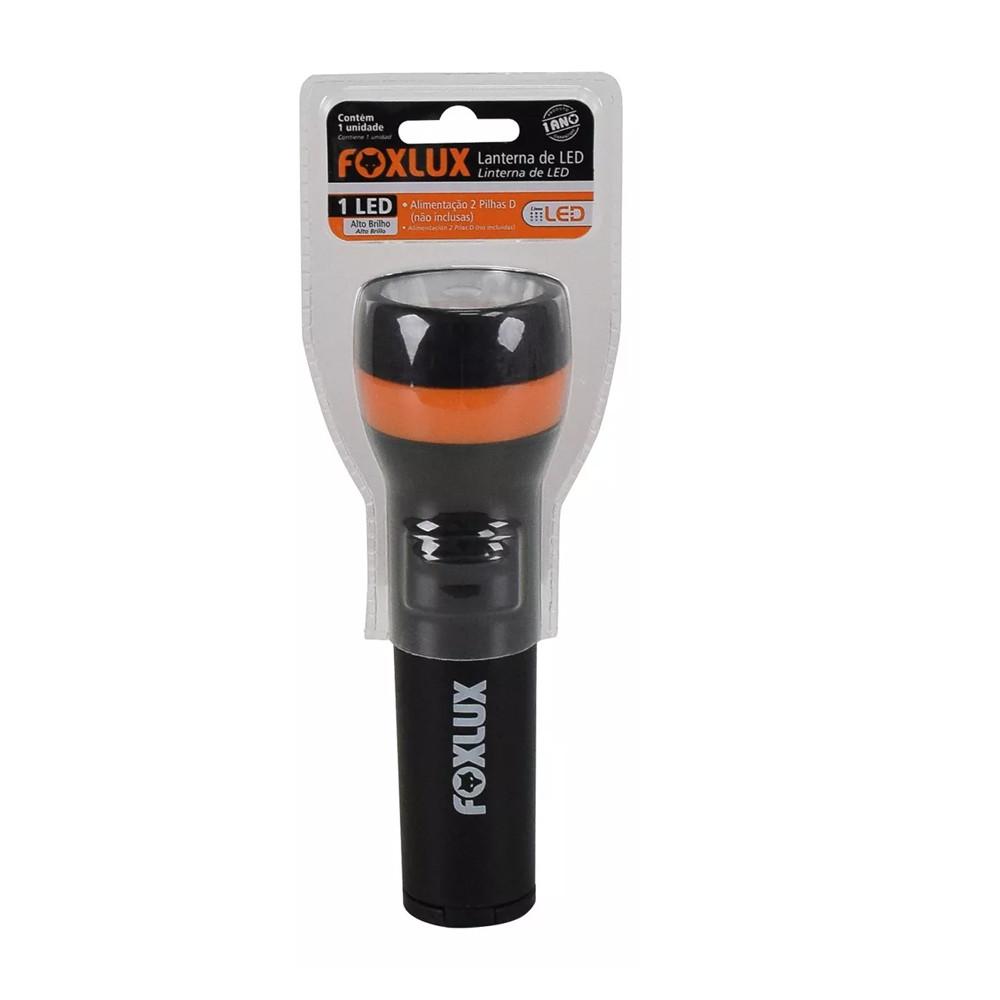 Lanterna LED Grande Foxlux 6500k Alto Brilho Função Alerta 100000h Iluminação Portátil Resistente