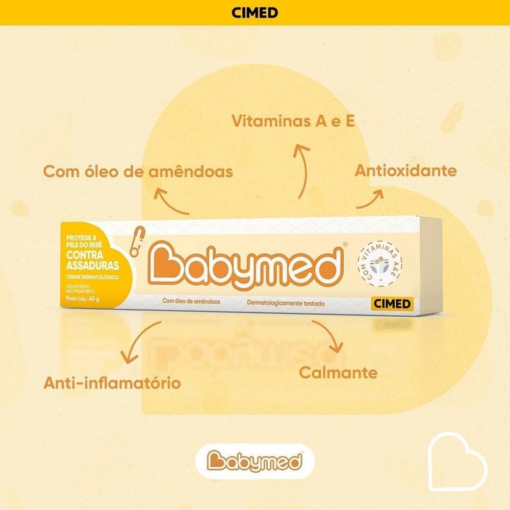 Pomada Para Prevenção De Assaduras Babymed Amêndoas 40g