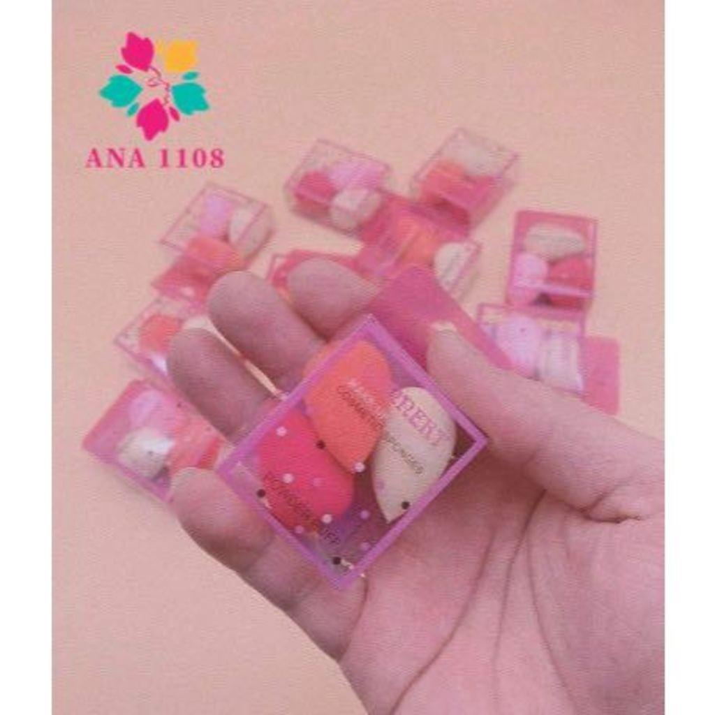 Kits Com 36 Mini Esponja Gota E Blender Para Rosto E Maquiagem Base E Corretivo