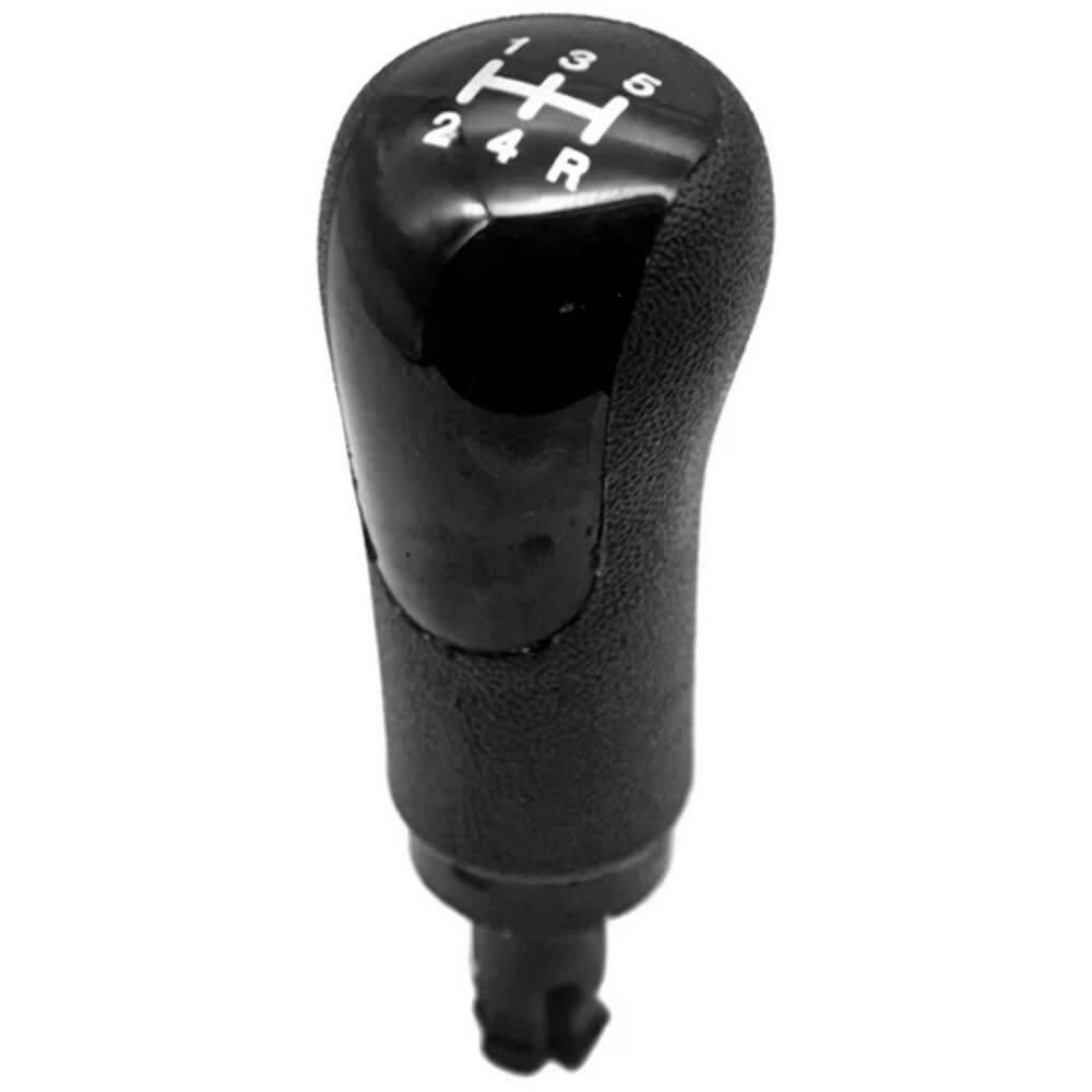 Manopla Bola Câmbio Ecosport 5 Marchas Preto Com Lente Preta