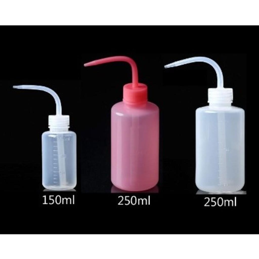 Frascos Dosador Pisseta Limpeza De Cílios A 250ml/150ml