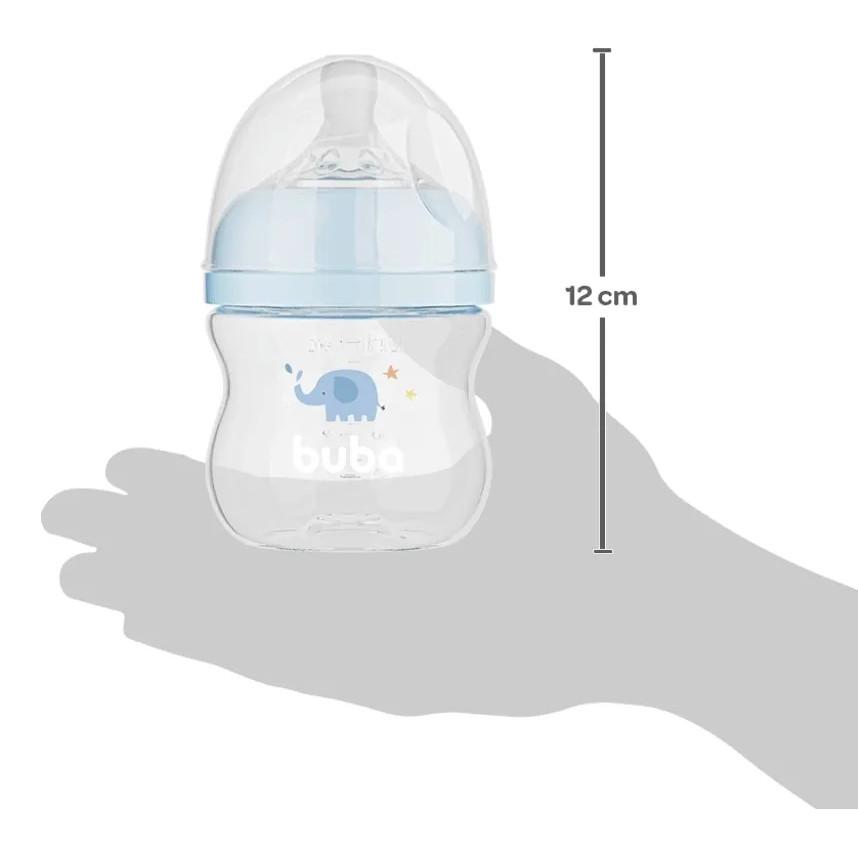Mamadeira Buba Easy Flow Elefante Azul 120ml