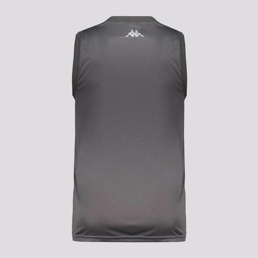 Kit 2 Regatas Kappa Nuuk Preta E Cinza