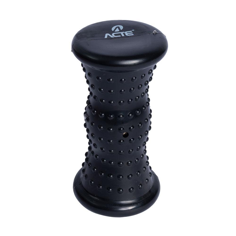 Massageador Rolo Mãos E Pés Pvc T166 Preto Acte