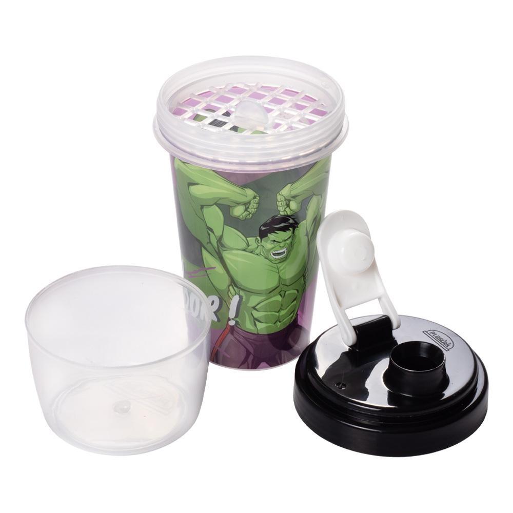 Mini Shakeira Hulk 320 Ml Garrafa Lancheira Plasútil