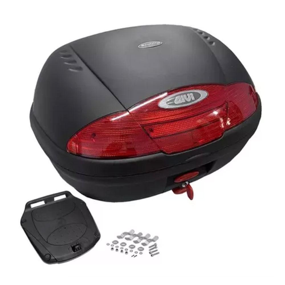 Baú Bauleto Moto Givi Monolock Com Base 45L