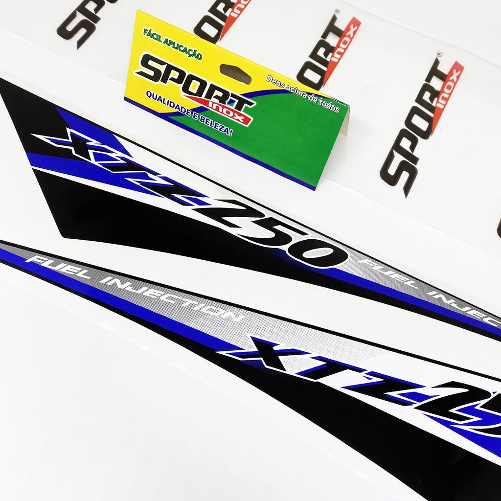 Kit Adesivos Yamaha Moto Lander Xtz 250 2011 + Emblemas