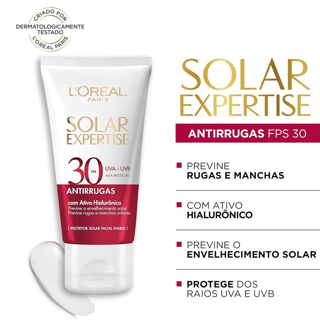 L Oréal Paris Solar Expertise Antirrugas Fps30 - Protetor Solar Facial 40g