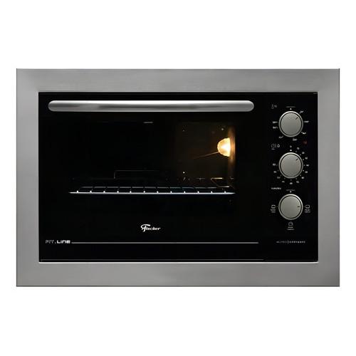 Forno Elétrico De Embutir Fit Line Inox 48 Litros Fischer