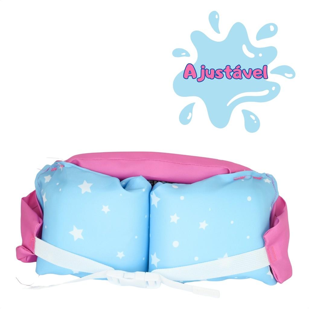Boia Colete Flutuante Infantil Salva Vidas 25kg Cinto Ajustável