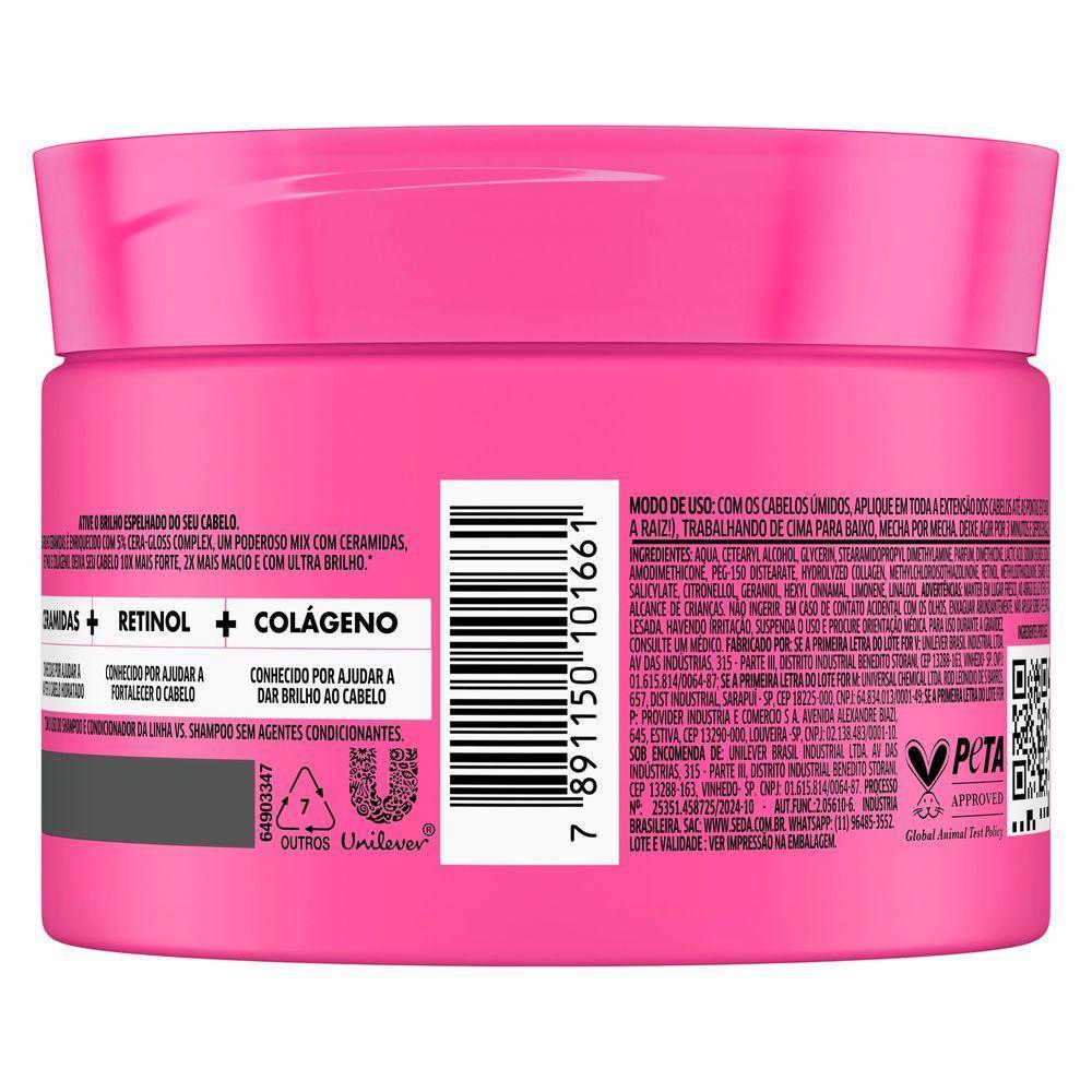 Máscara De Tratamento Seda Brilho Ceramidas 300g