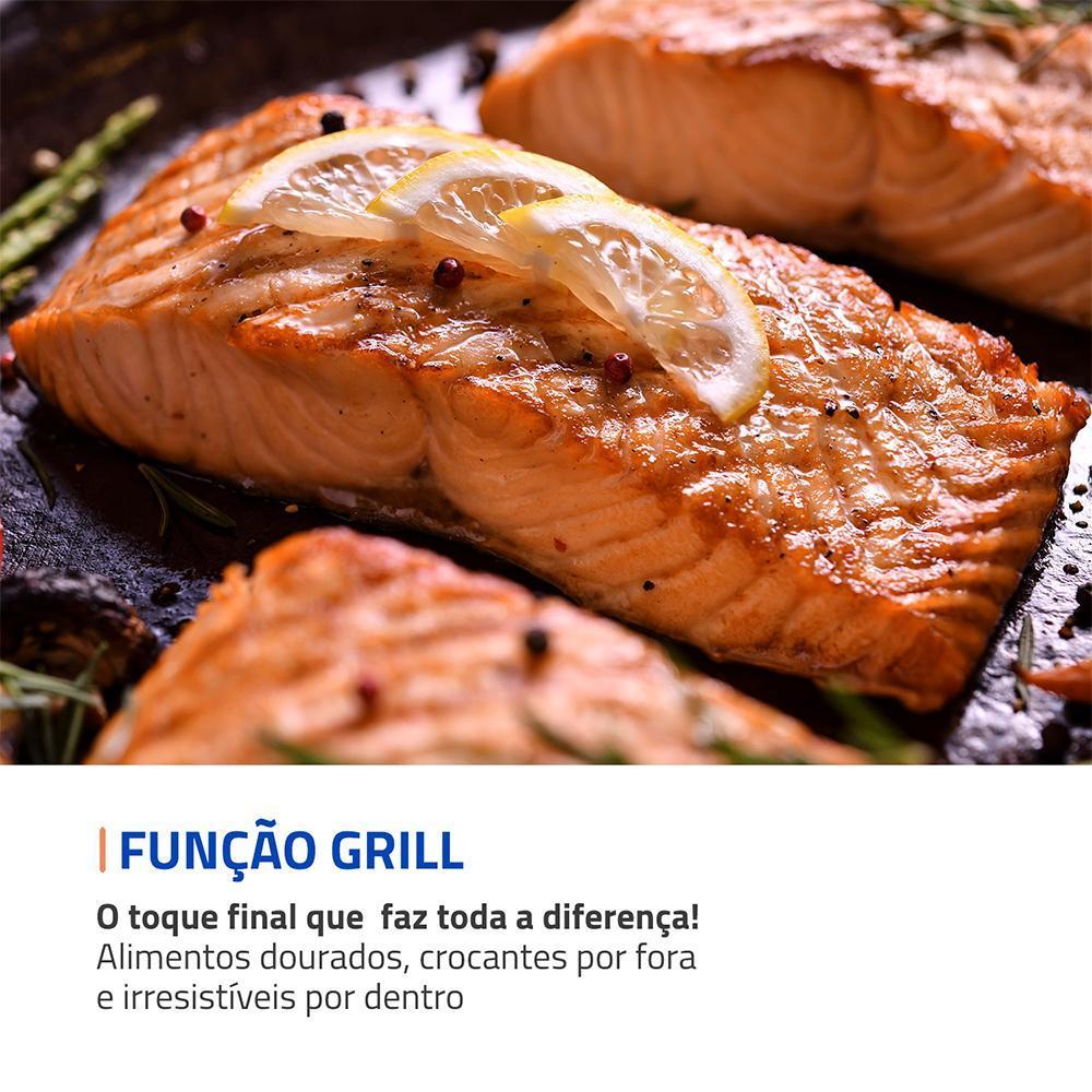 Forno Elétrico 52L Family Grill Inox Mondial Branco/inox 1800w - Frn-52-wi