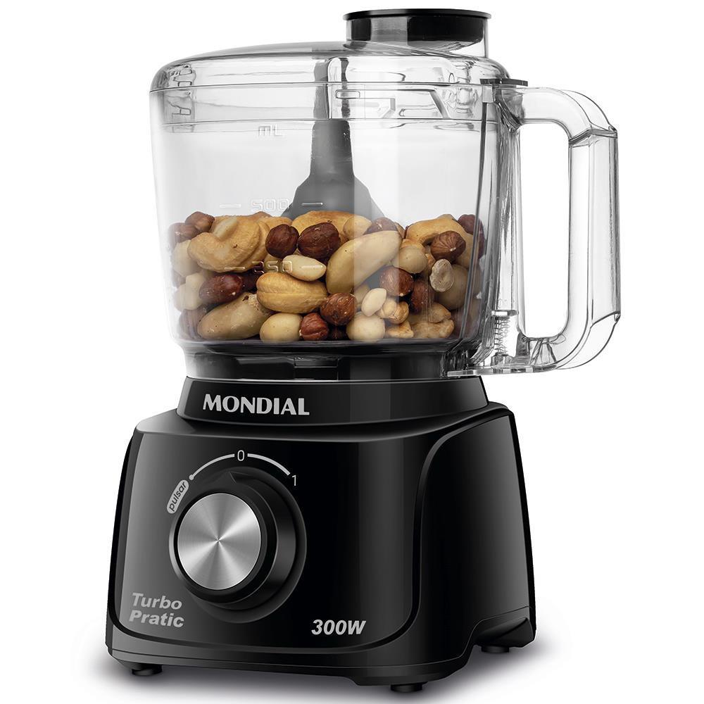 Mini Processador De Alimentos Turbo Pratic MP16 300W Mondial