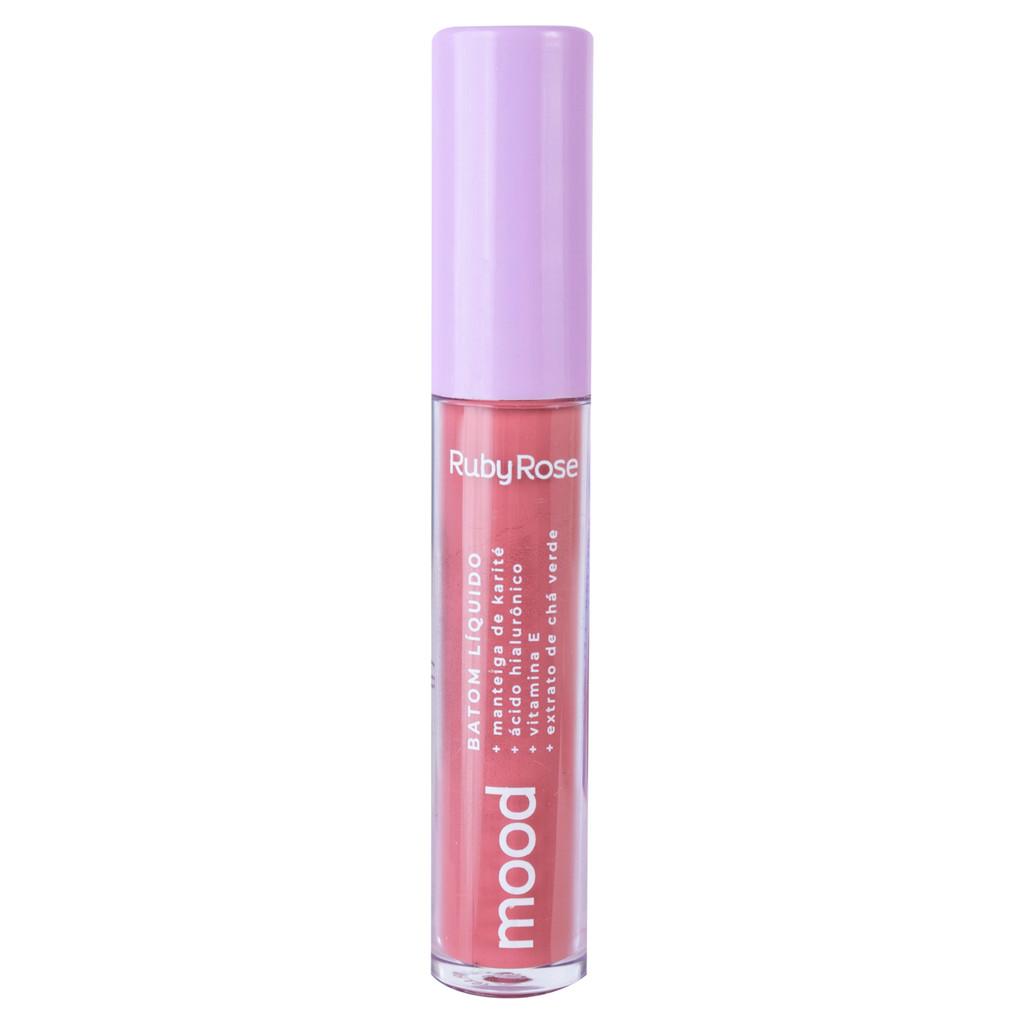Batom Liquido Mood - Hb566s - Ruby Rose