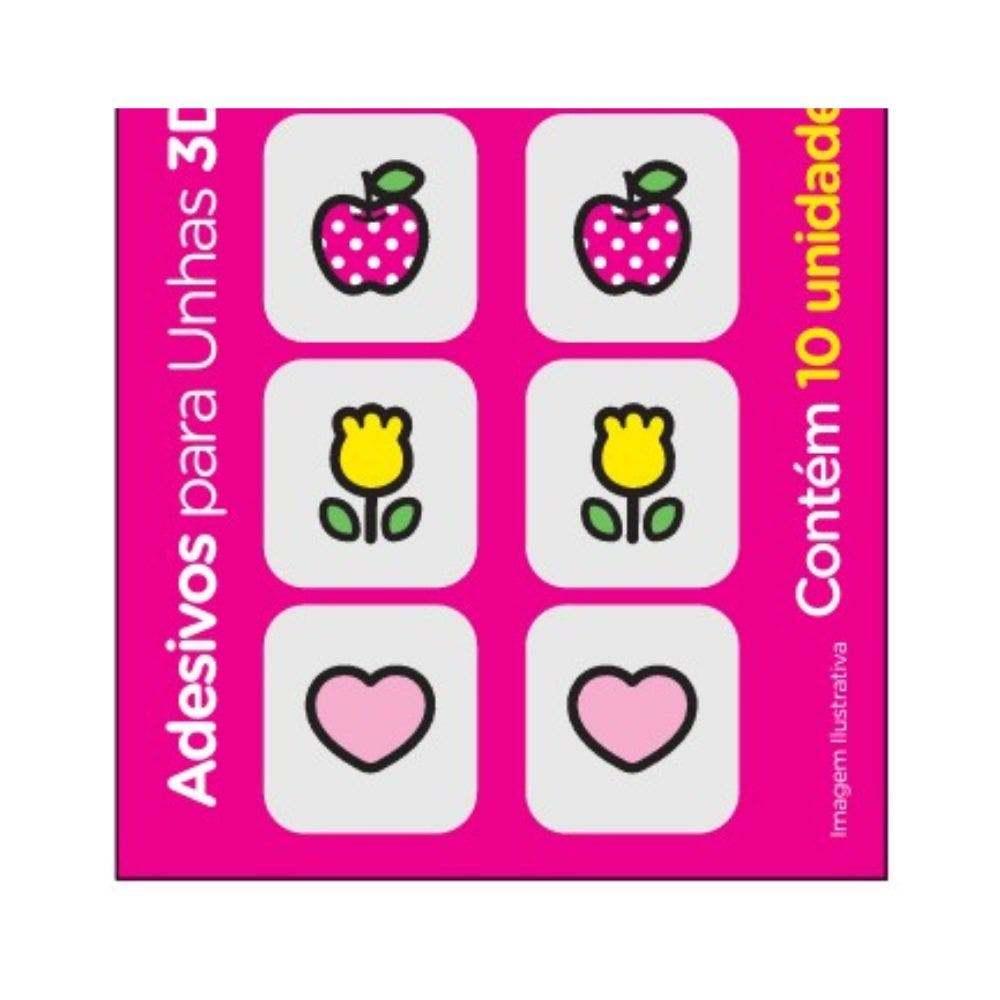 Adesivo Unha Muah Hello Kitty
