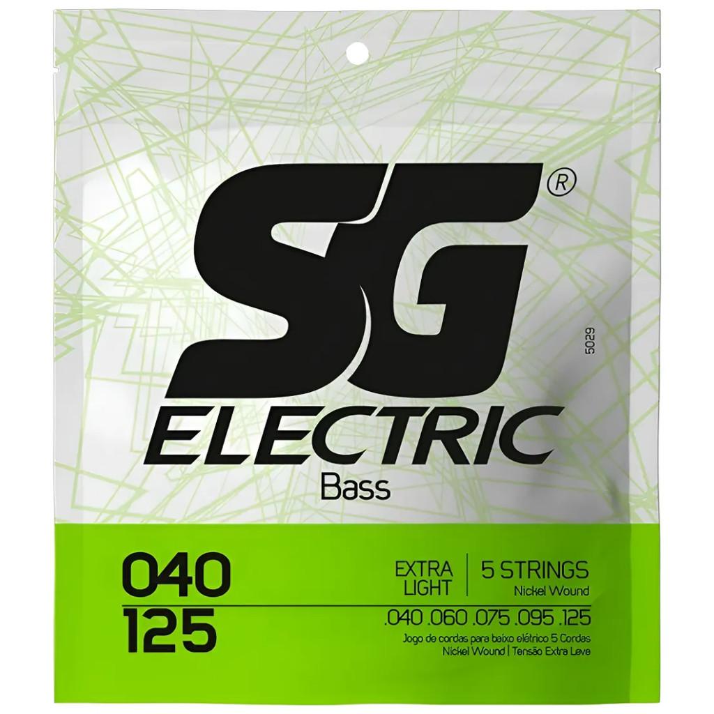 Encordoamento Sg Para Baixo 5 Cordas 040 Nickel