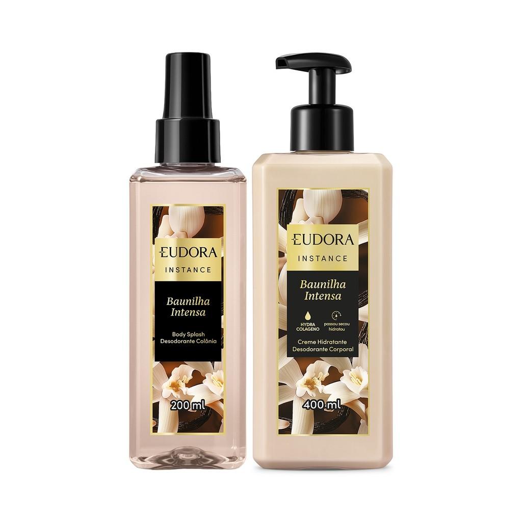 Combo Instance Baunilha Intensa Hidratante Desodorante Corporal 400ml + Body Splash 200ml
