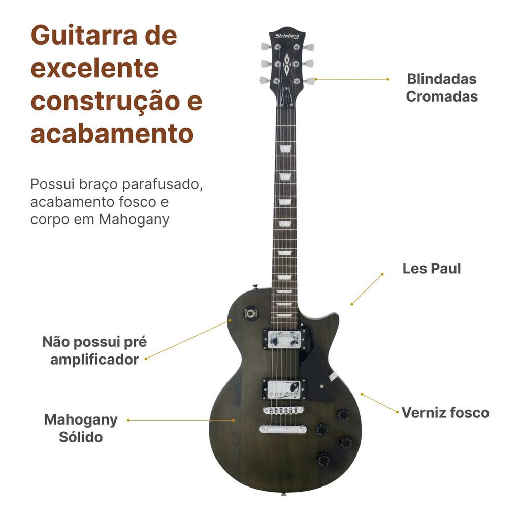 Guitarra Strinberg Sps260 Tobacco Satin Tos Destro Tos Techn