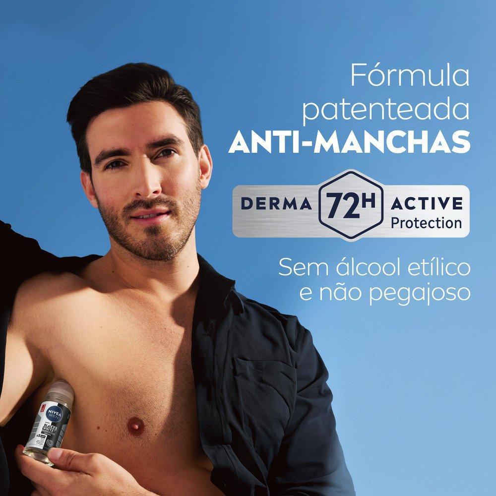 Desodorante Roll-on Nivea Men Black White Invisible Original 50ml