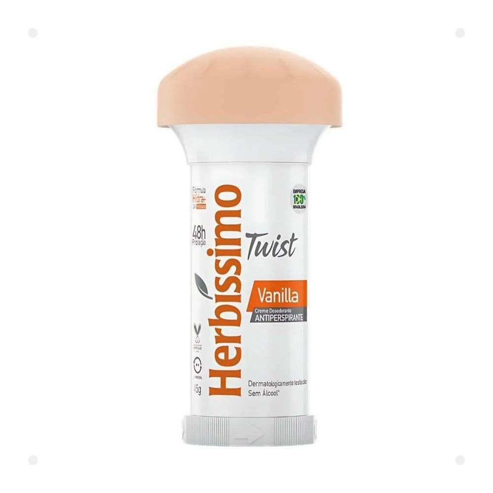 Desodorante Creme Herbissimo Twist Vanilla 45g