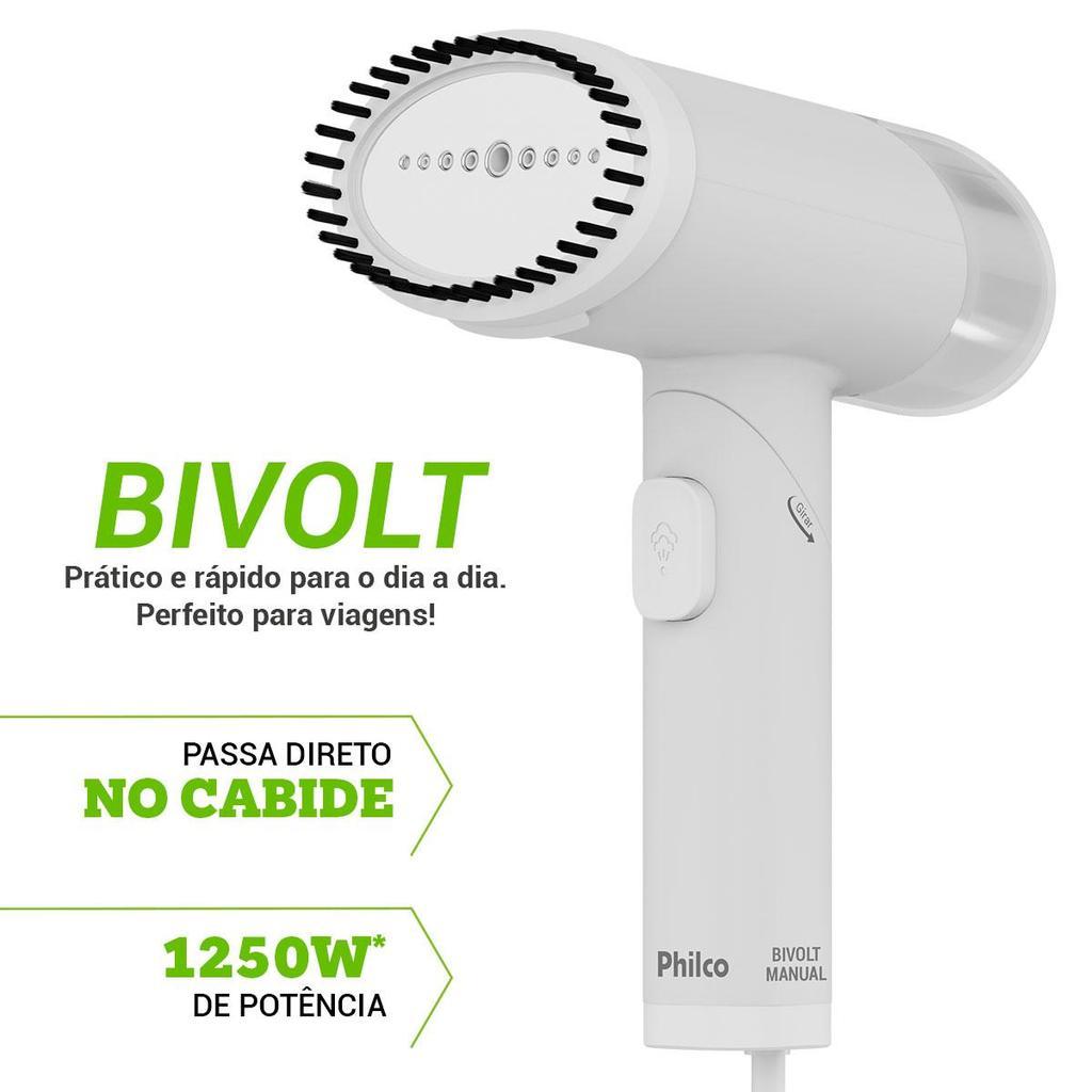 Passadeira A Vapor Dobrável Philco 150ml 1250w Pvp06a Bivolt